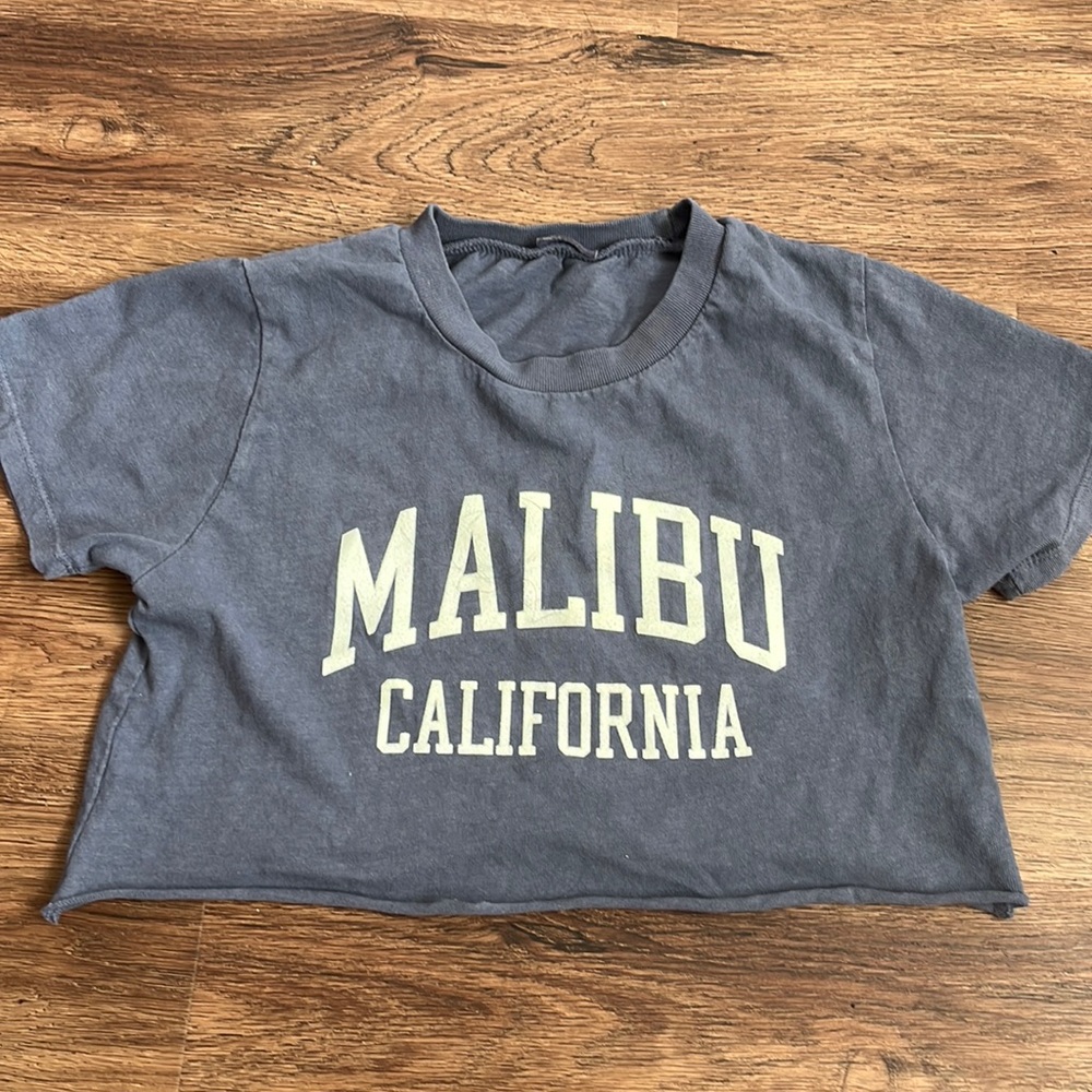 john galt malibu crop top